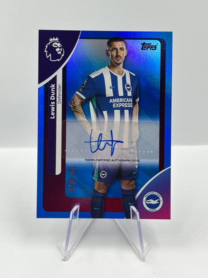 Topps Premier League 25/26 Lewis Dunk Brighton Autograph 078/150 #AC-LD