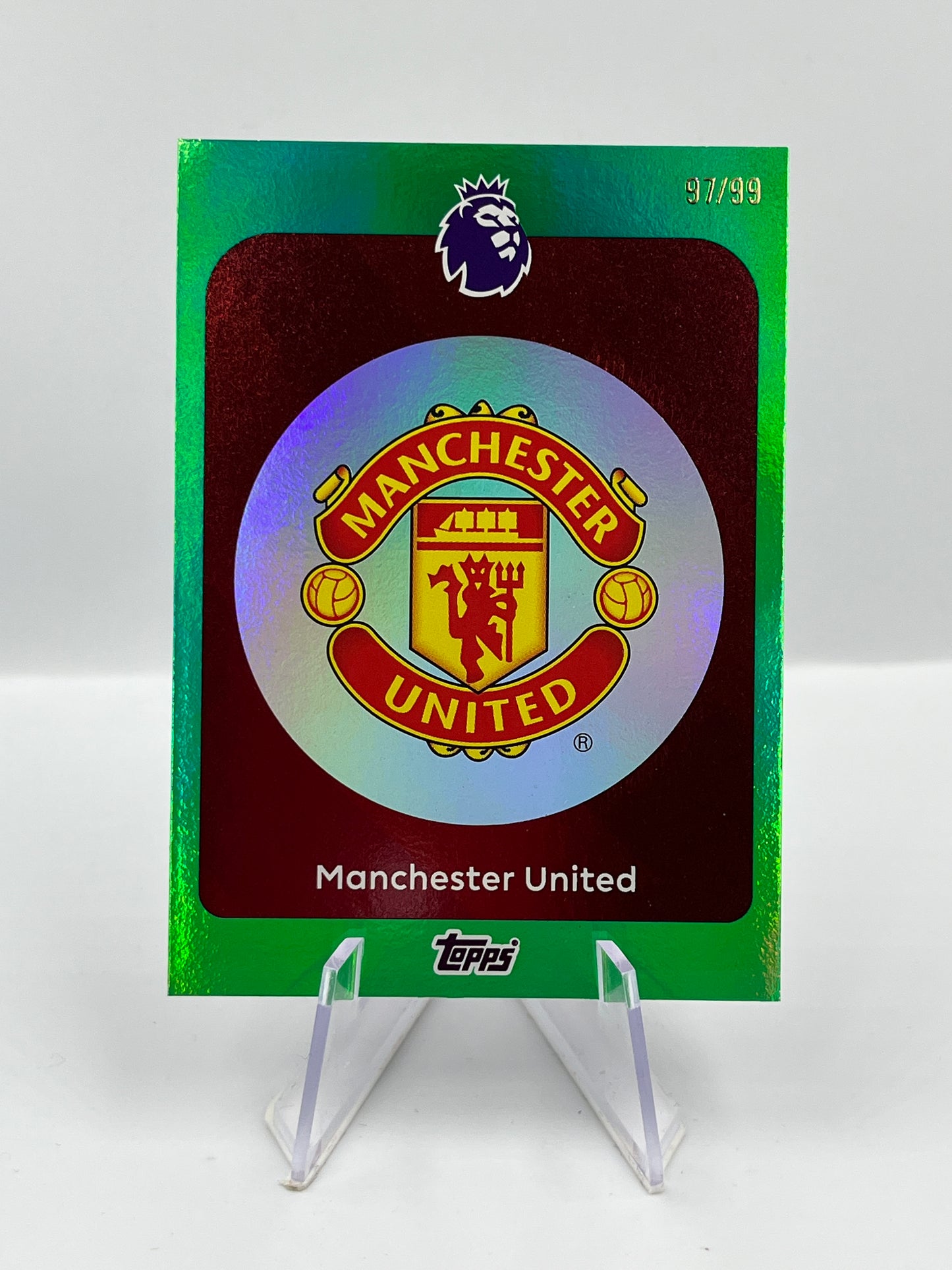 Topps Premier League 25/26 Manchester United Team Badge 97/99 #199