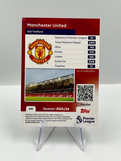 Topps Premier League 25/26 Manchester United Team Badge 97/99 #199