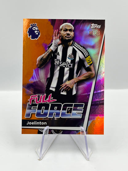 Topps Premier League 25/26 Joelinton Newcastle United Full Force 06/25 #233