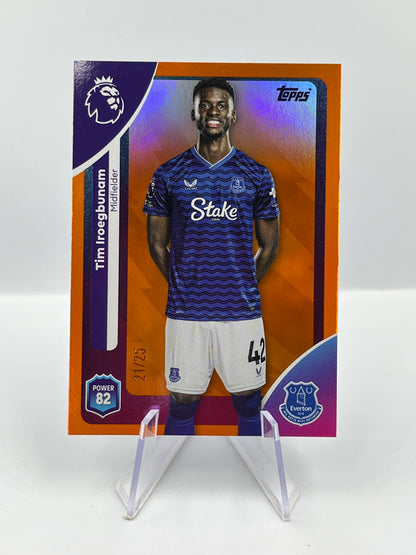 Topps Premier League 25/26 Tim Iroegbunam Everton 21/25 #135
