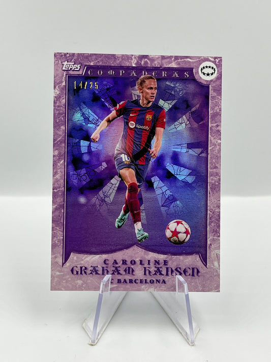 Topps Aitana Bonmati Curated Set 23/24 Caroline Graham Hansen Barcelona 14/25