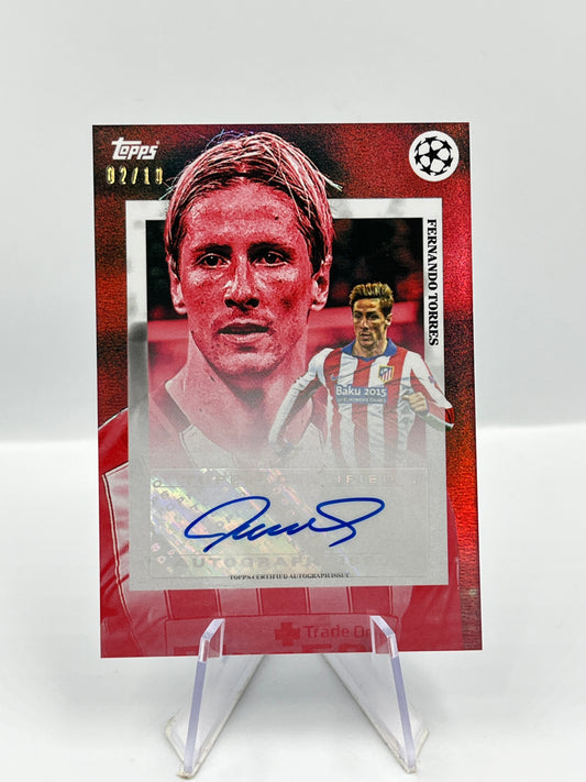 Topps Simplicidad UCC 2025 Fernando Torres Atletico Madrid Auto 02/10