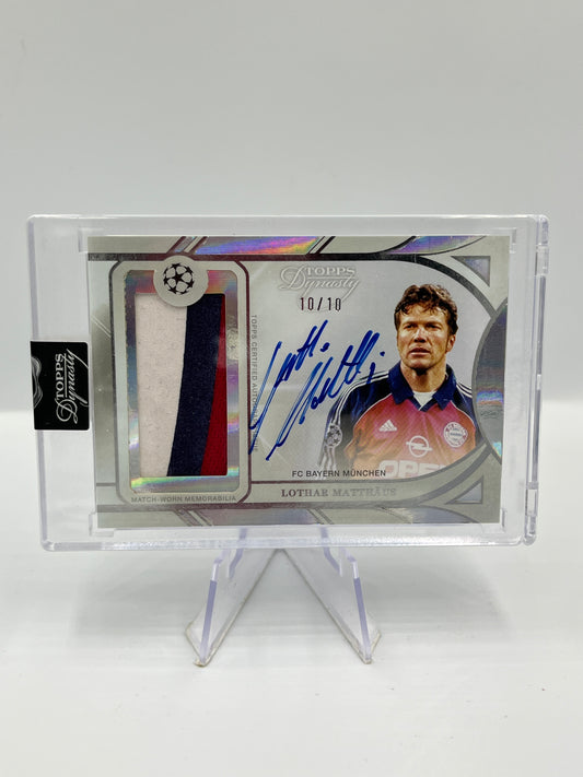 Topps Dynasty UCC 24/25 Lothar Matthäus Bayern Auto Patch 10/10 #APL-MA3