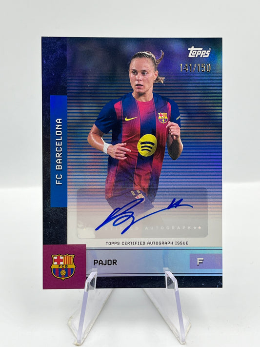 Topps Team Set FC Barcelona 25/26 Ewa Pajor Auto 141/150 #BA-EP